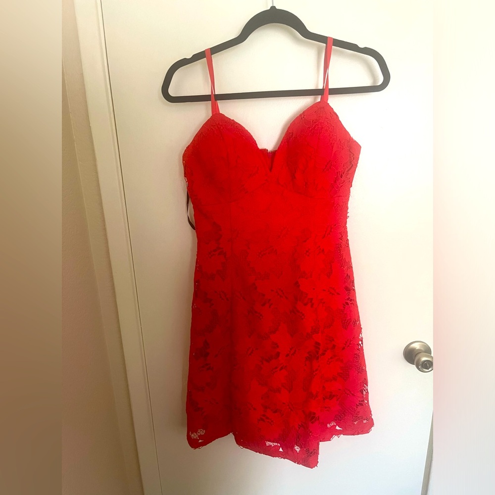 Guess Orange Mini Summer Dress Size 8